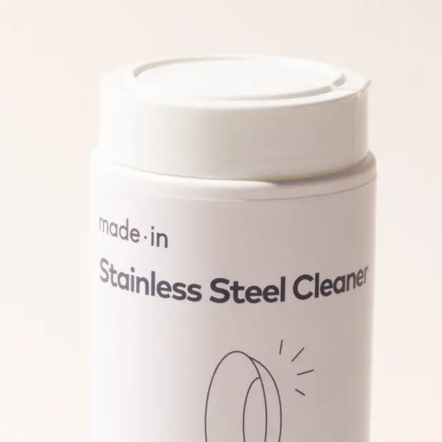 stainless steel cleaner macro