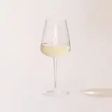 white wine glass liquid