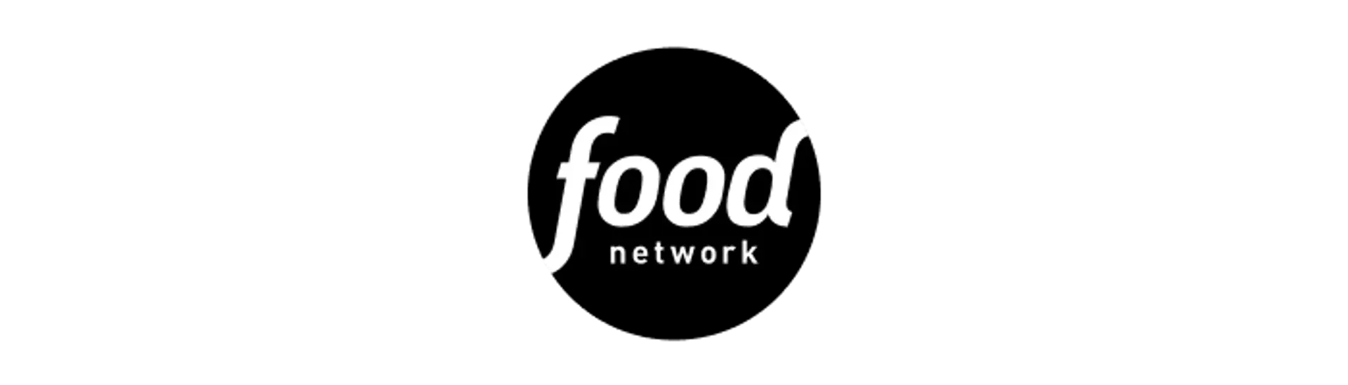 A black background featuring the white "Food Network" logo in a stylized font.