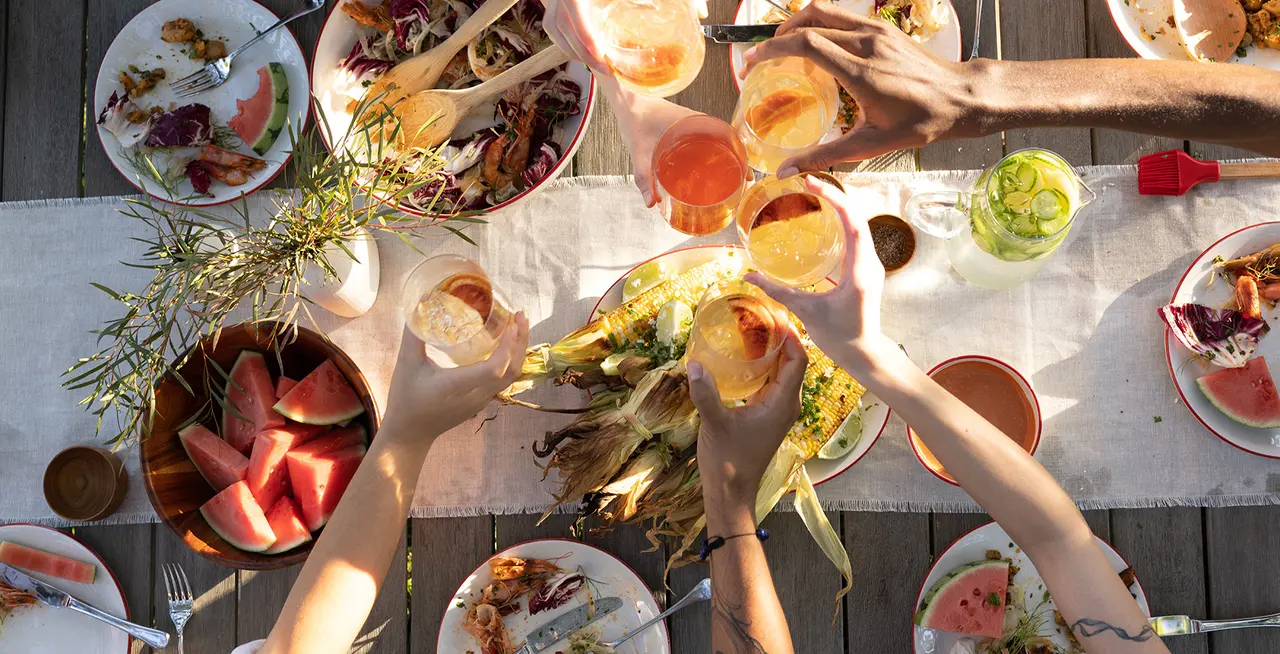 memorial day menu table spread