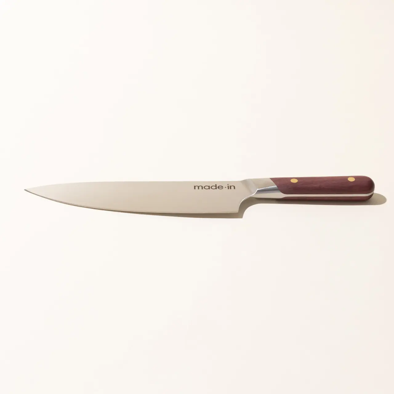 chef knife amaranth wood top