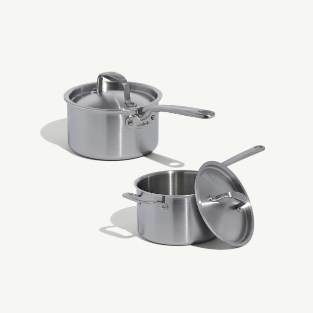 The Stainless Saucepan Set | Made In