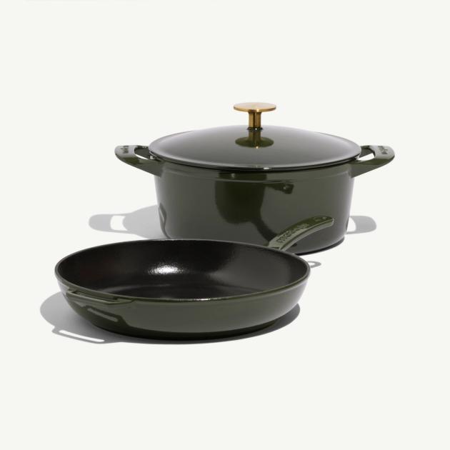 Enameled Cast Iron Cookware Set