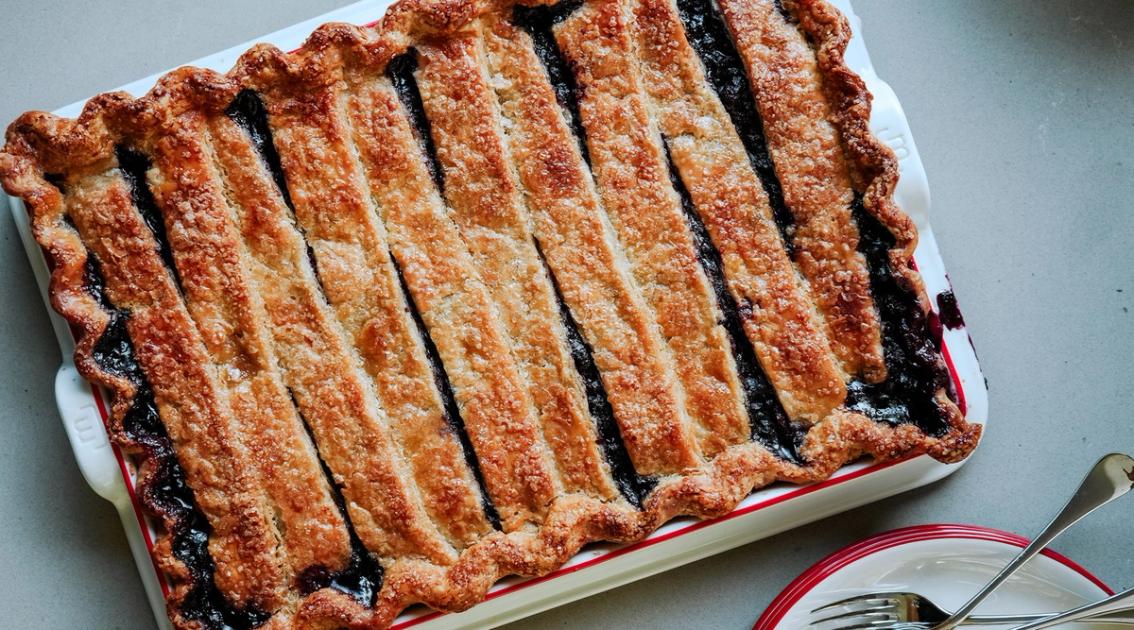 Blueberry Slab Pie