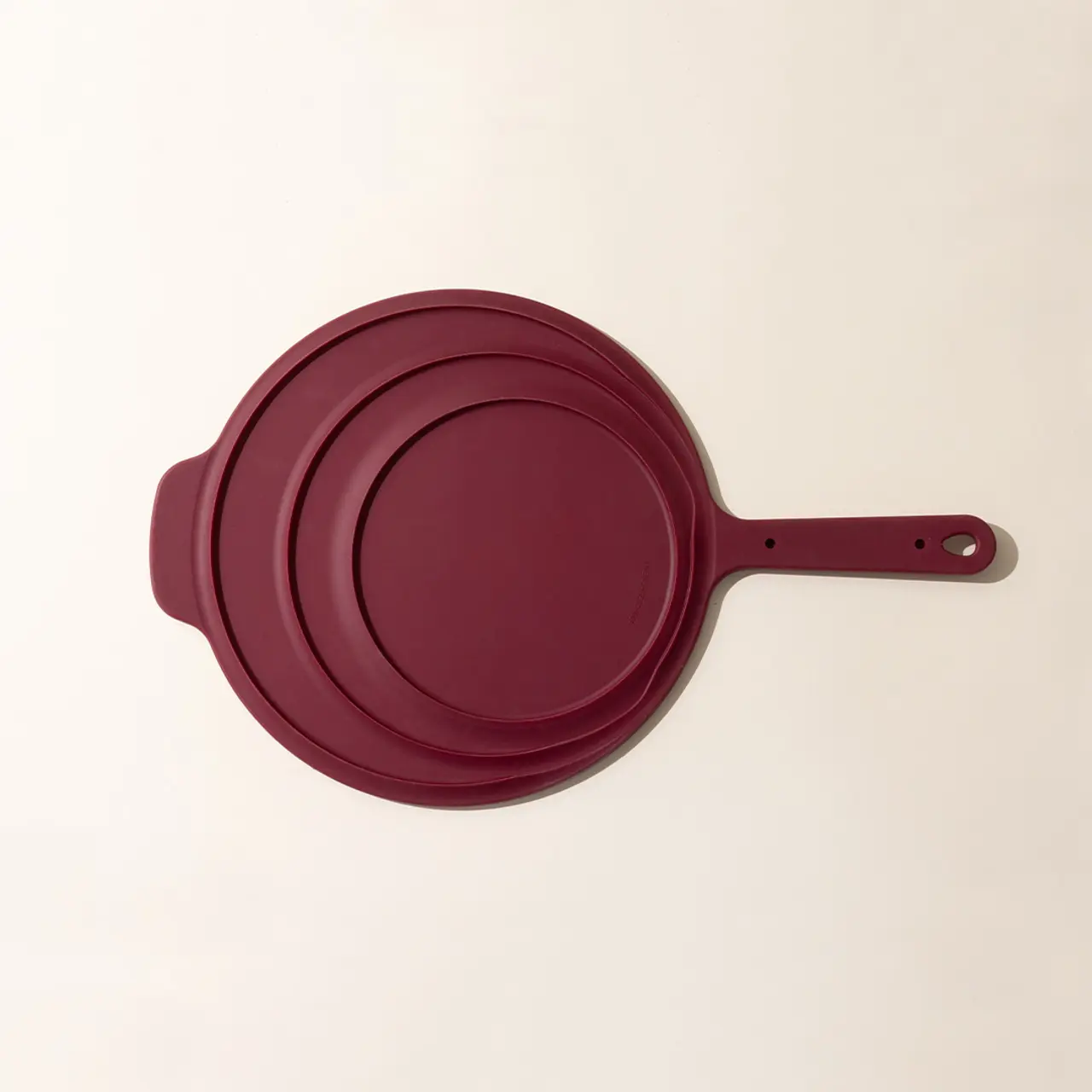 frying pan universal lid ruby red bottom