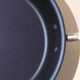 non stick frying pan 12 inch blue macro