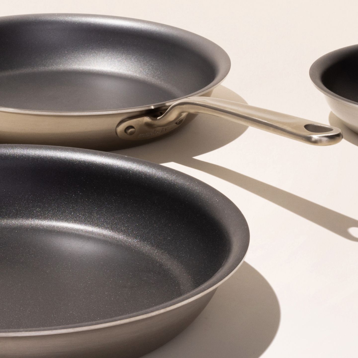 13-inch Nonstick Fry Pan In 5-Ply Stainless Steel » NUCU® Cookware