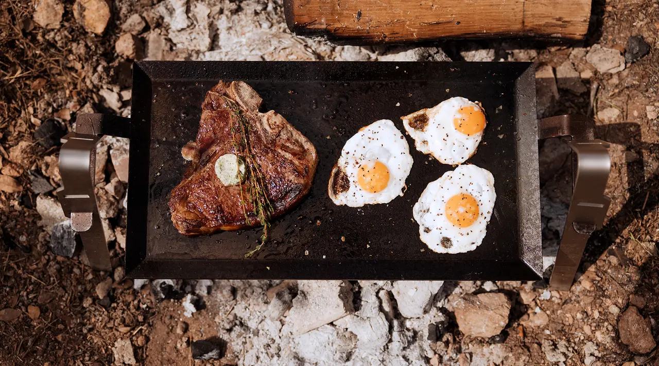 steak and eggs griddle