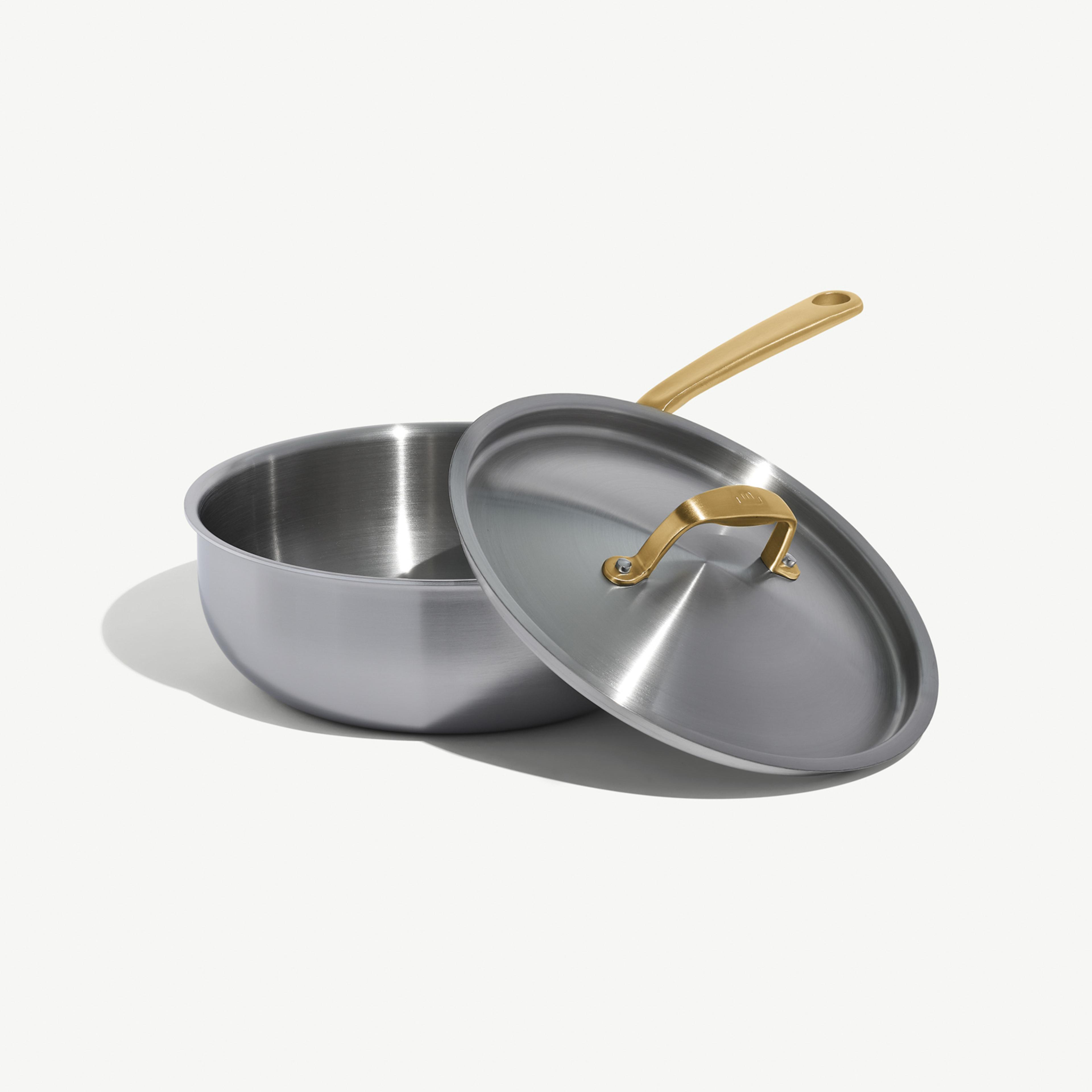 Stainless Clad Saucier | 2 QT, 3 QT & 5 QT | Made In