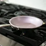 non stick frying pan 10" champagne lifestyle