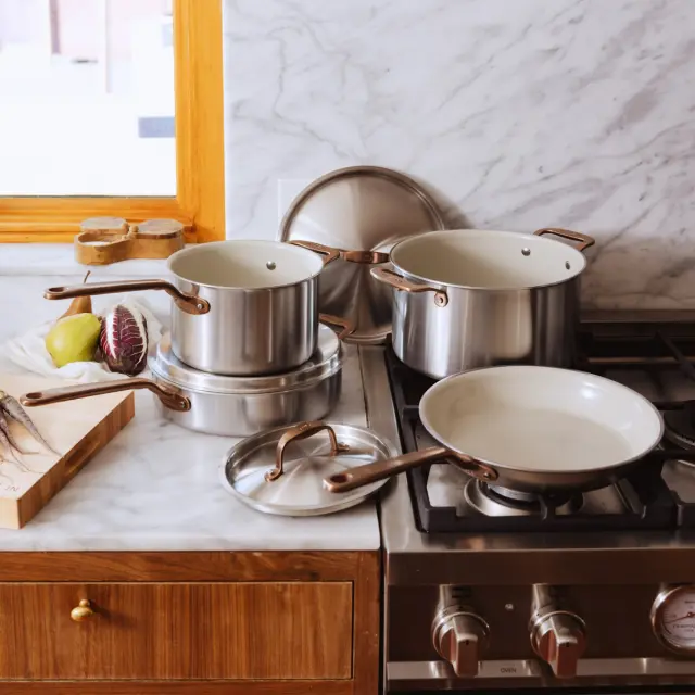 7-Piece / Brushed Copper lifestyle shot
