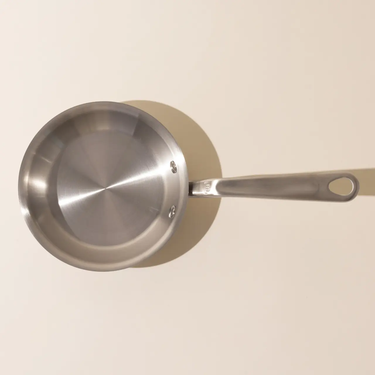stainless steel 6 inch frying pan top