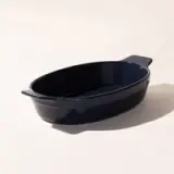 Blue Oval Ceramic Bakeware