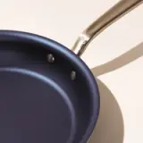 non stick frying pan 10 inch blue handle