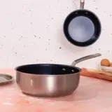 non stick saucier on countertop