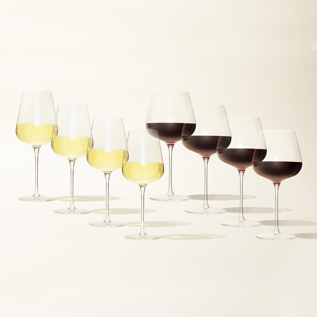 Made In | Red and White Wine Glass Set
