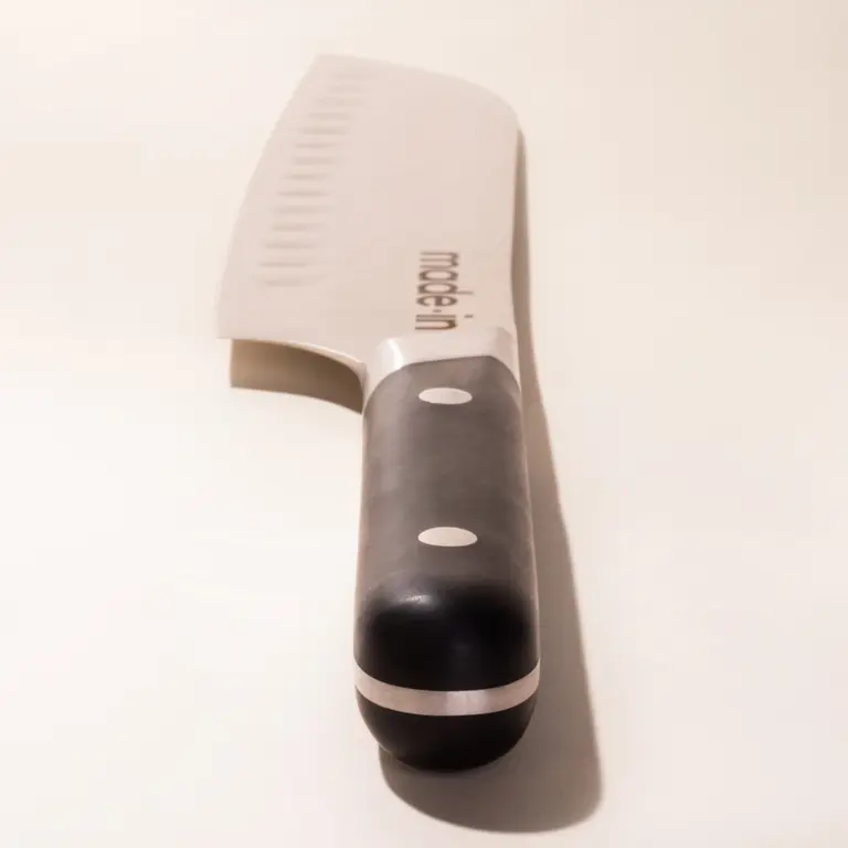 black santoku knife handle image