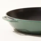 cast iron skillet hudson green helper handle