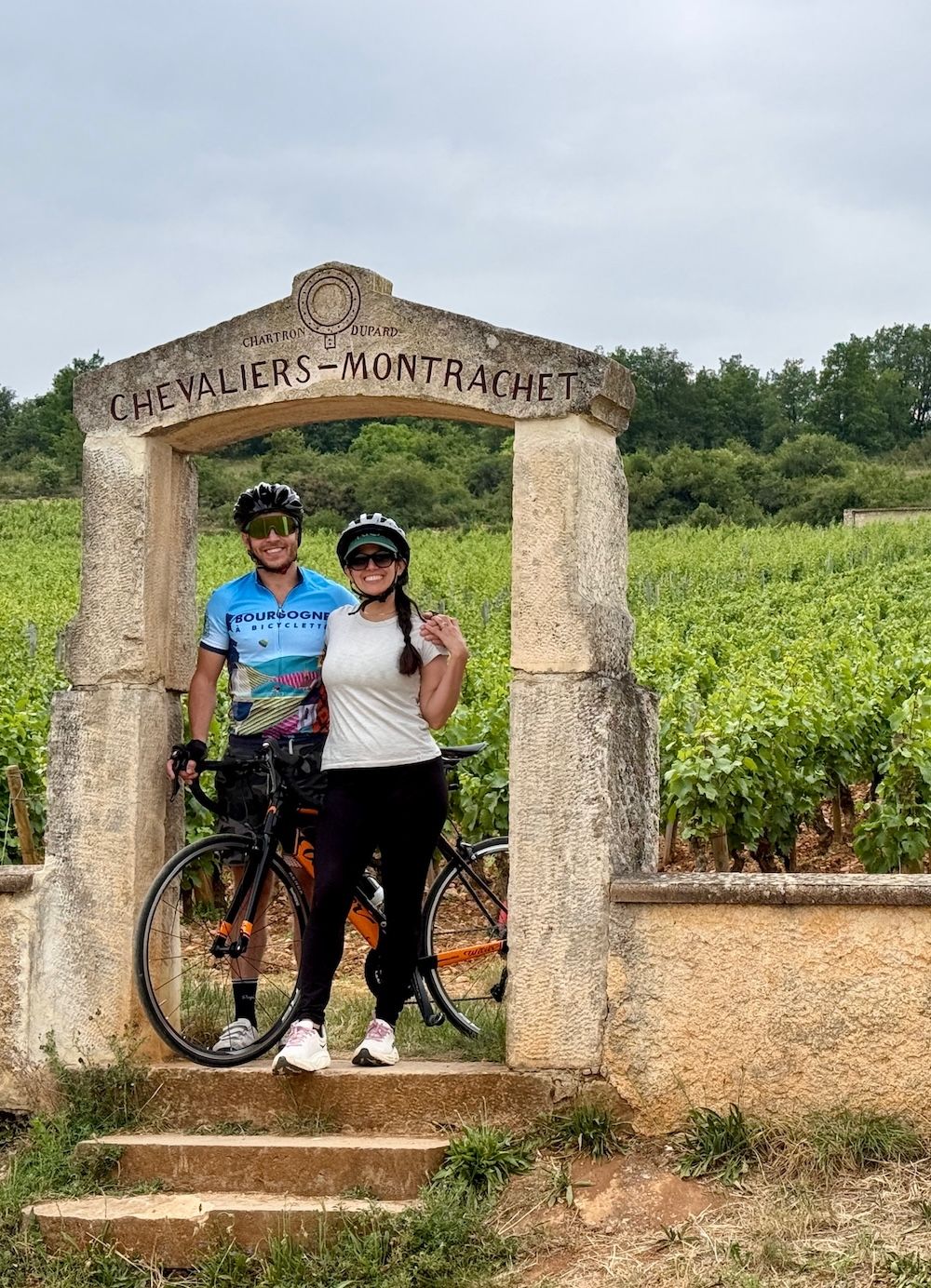 from burgundy