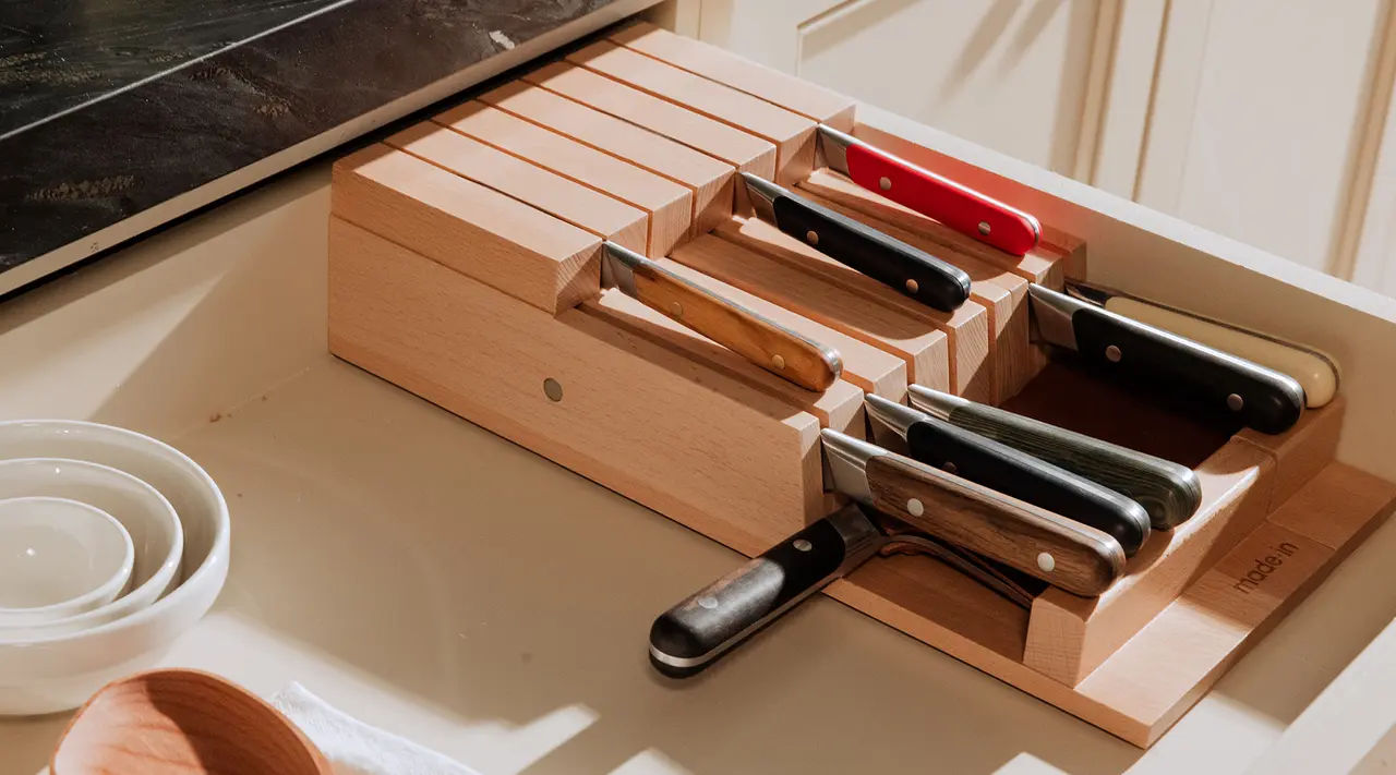 in drawer knife organizer