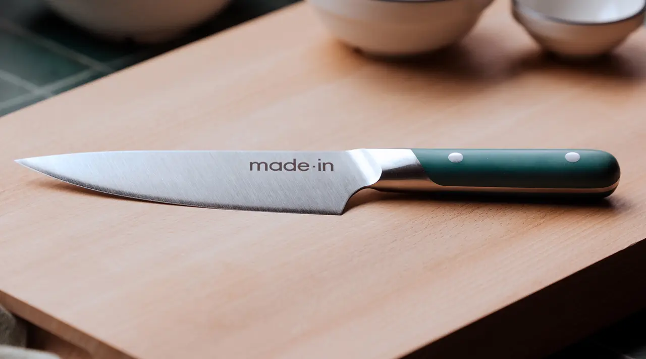 hudson green chef knife lifestyle