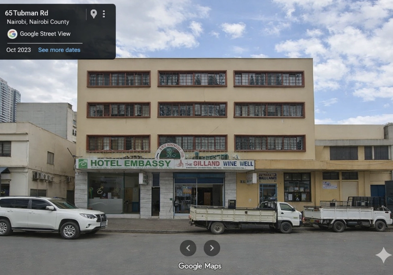Hotel Embassy Commercial Property For Sale in Nairobi CBD, Kenya