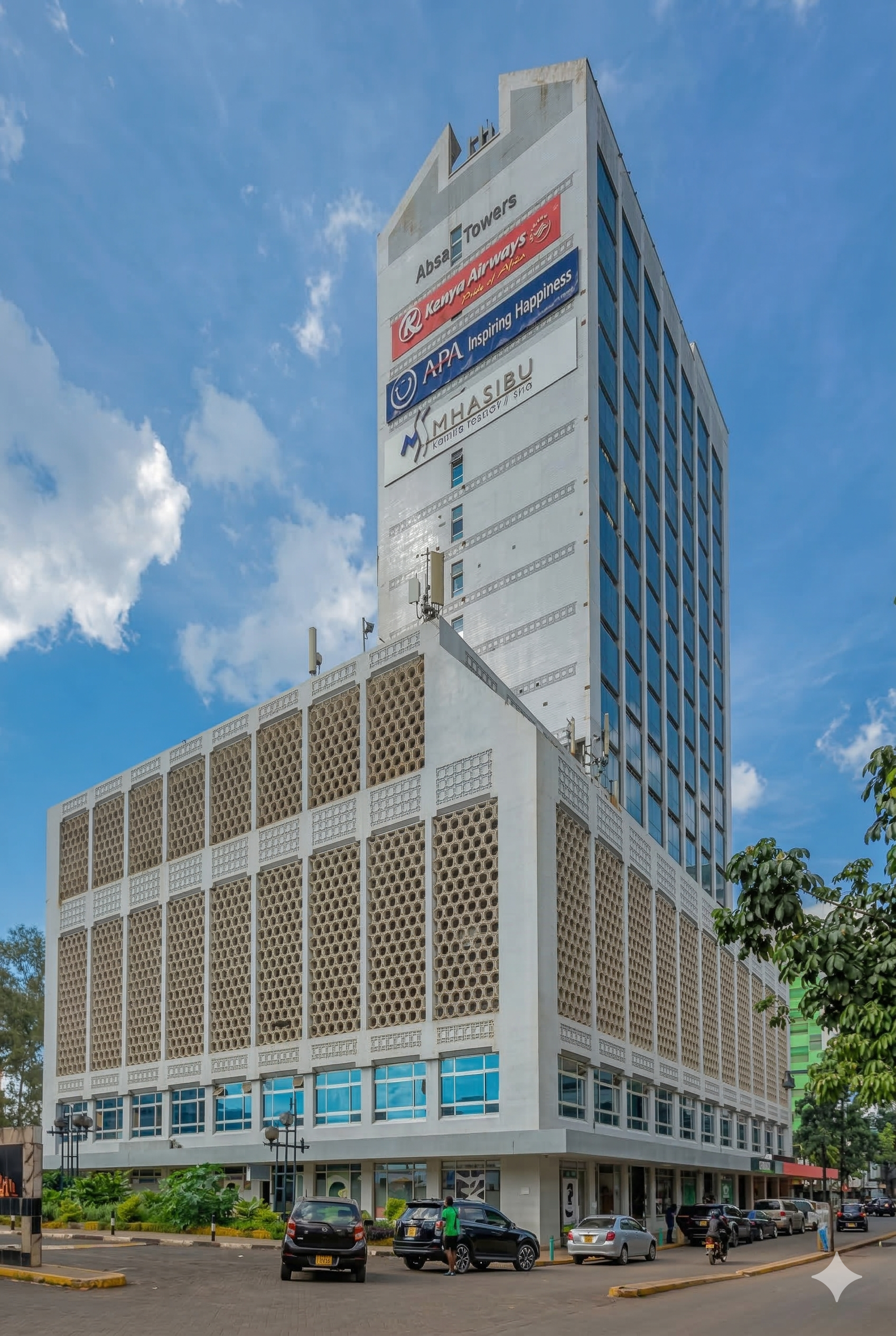 Absa Towers Exterior on Loita Street