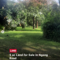 5-Acre Mixed-Use Development Site Next to Kabarnet Gardens, Ngong Road For Sale