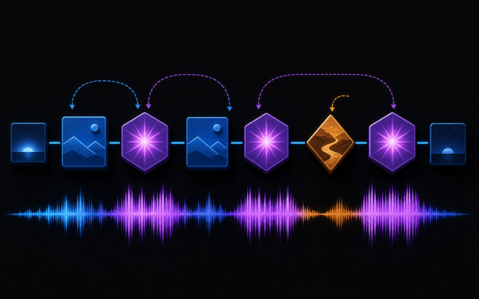 Musical sections form a complete song without a fixed target duration