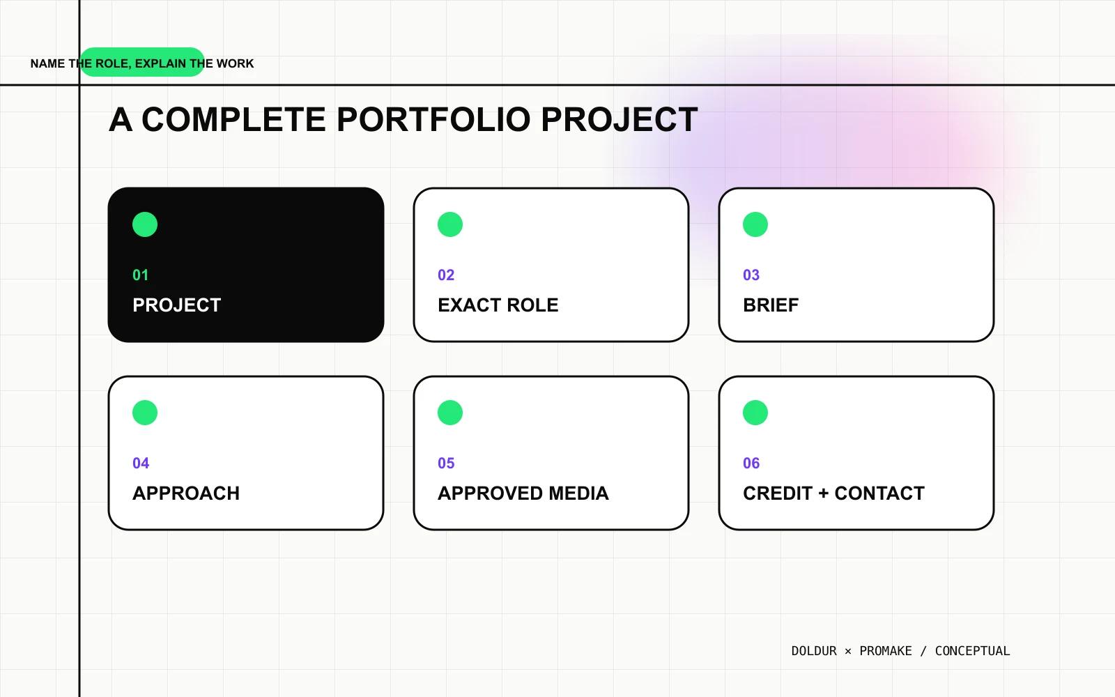Producer portfolio project card showing role, context, media and credit.