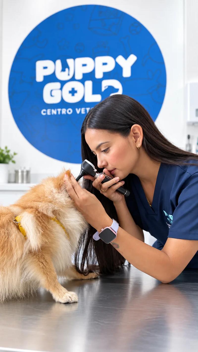 Consulta veterinaria con un beagle