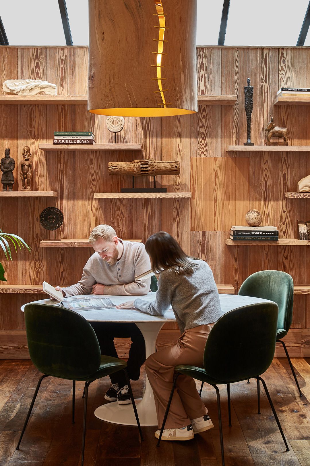 Warm wood flooring consultation interior