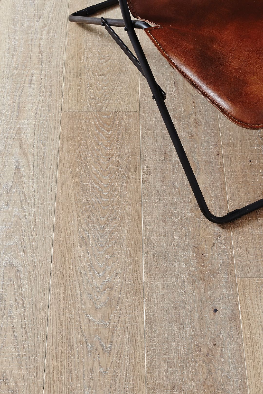 Wood flooring in a bright home interior