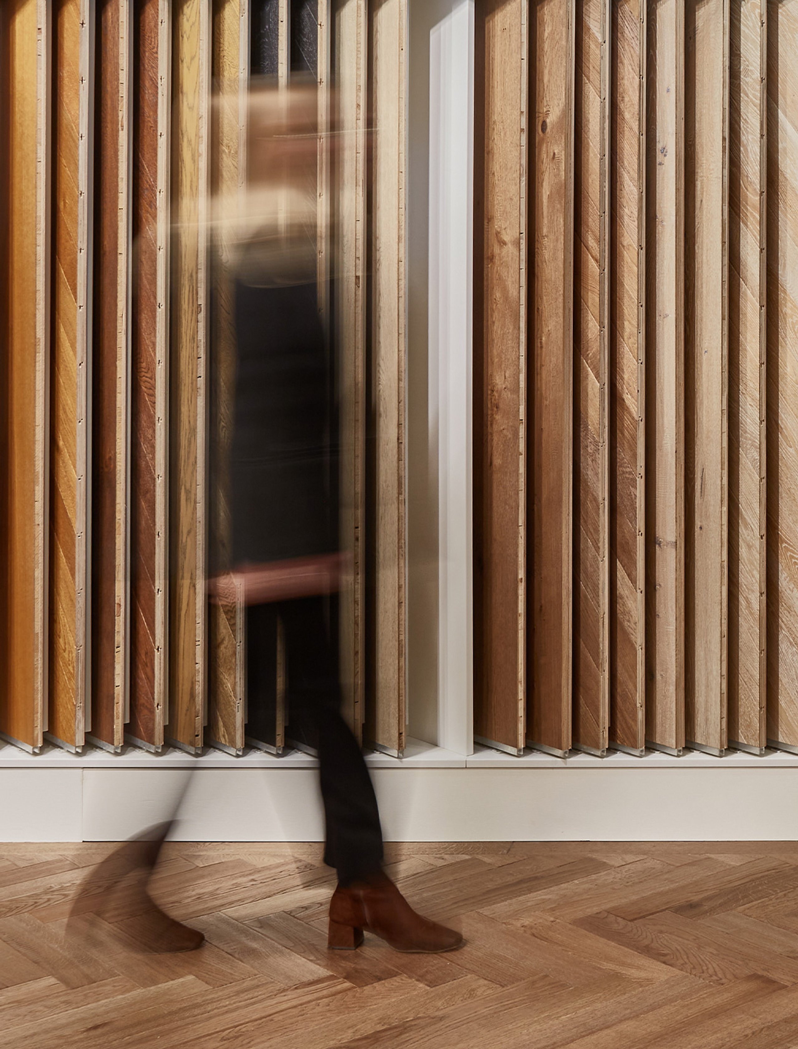 Detailed Ted Todd wood floor boards