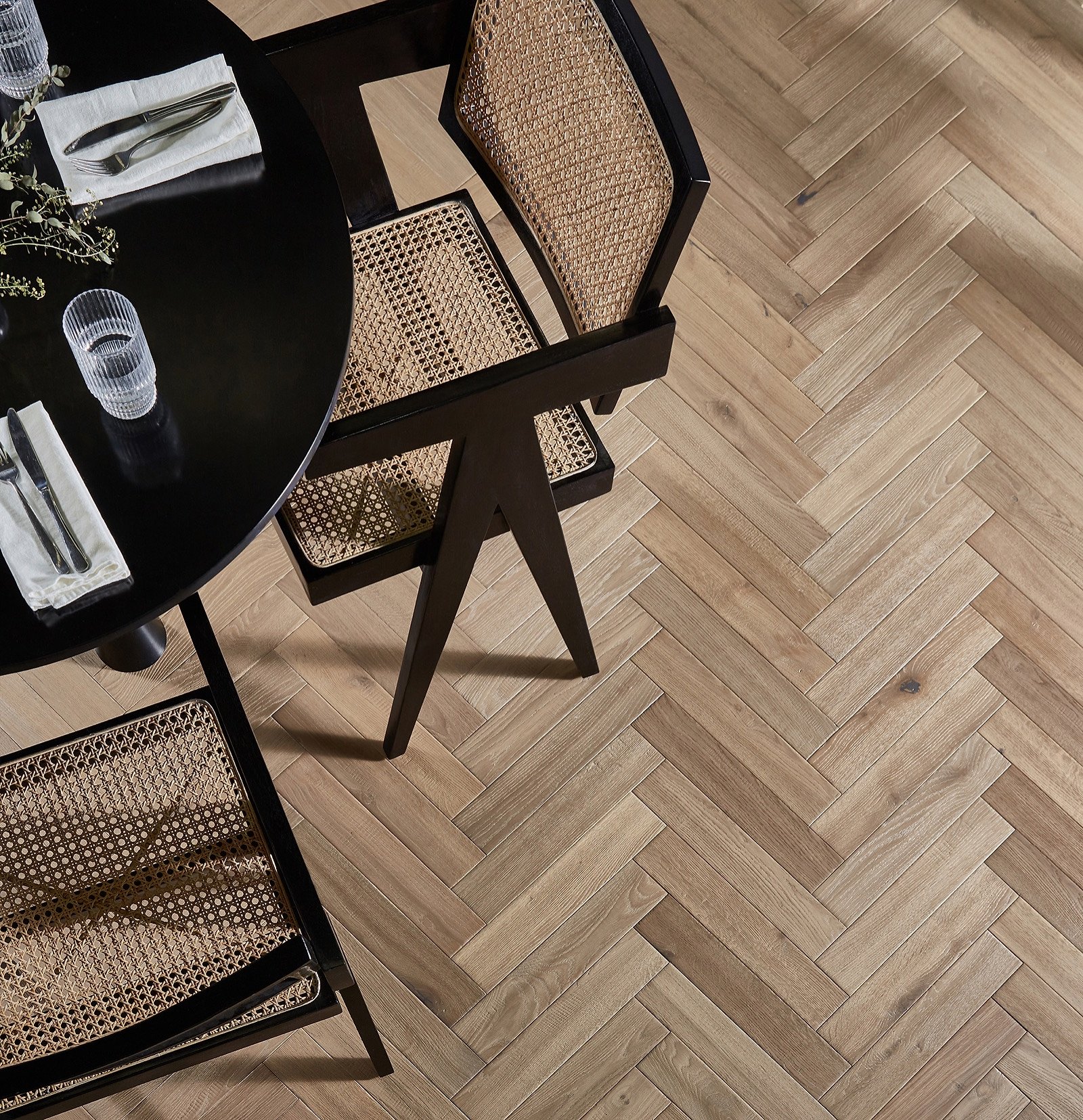 Parquet wood flooring