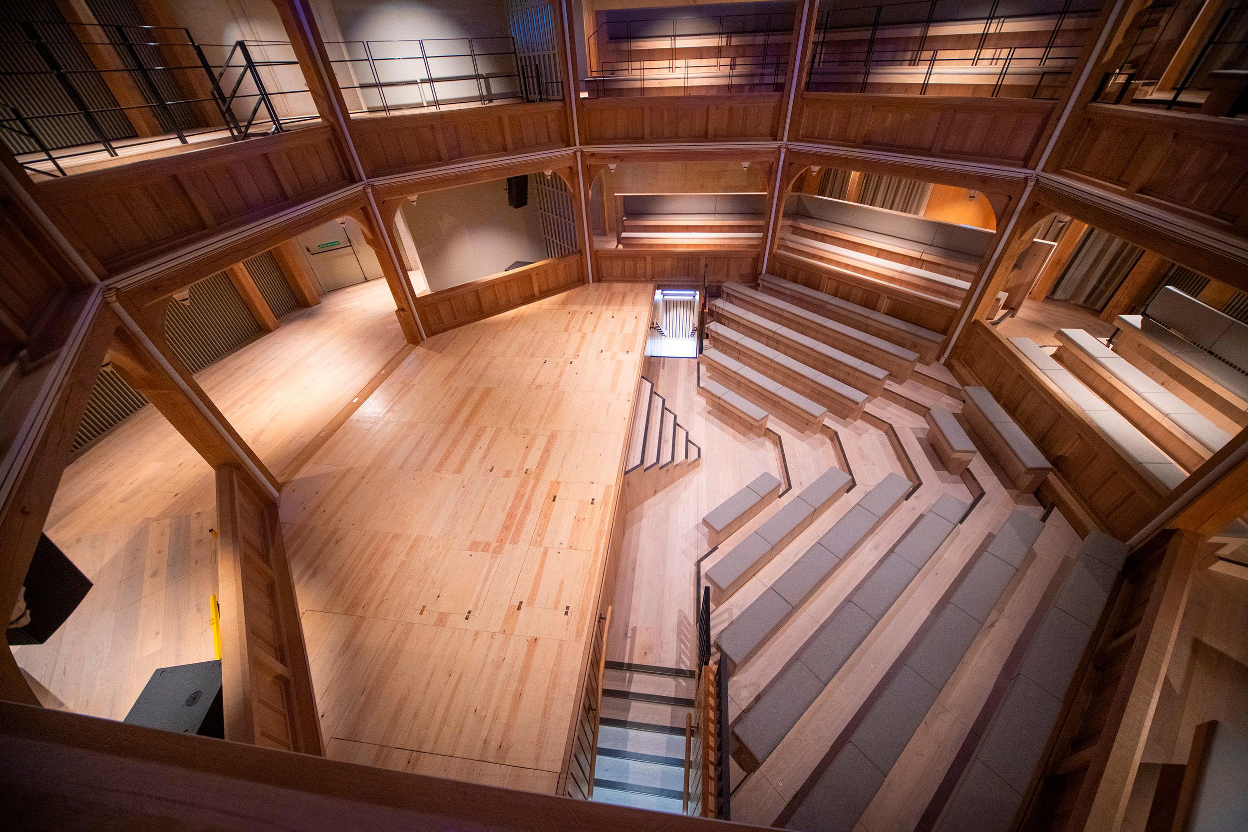Workspace commercial wood flooring