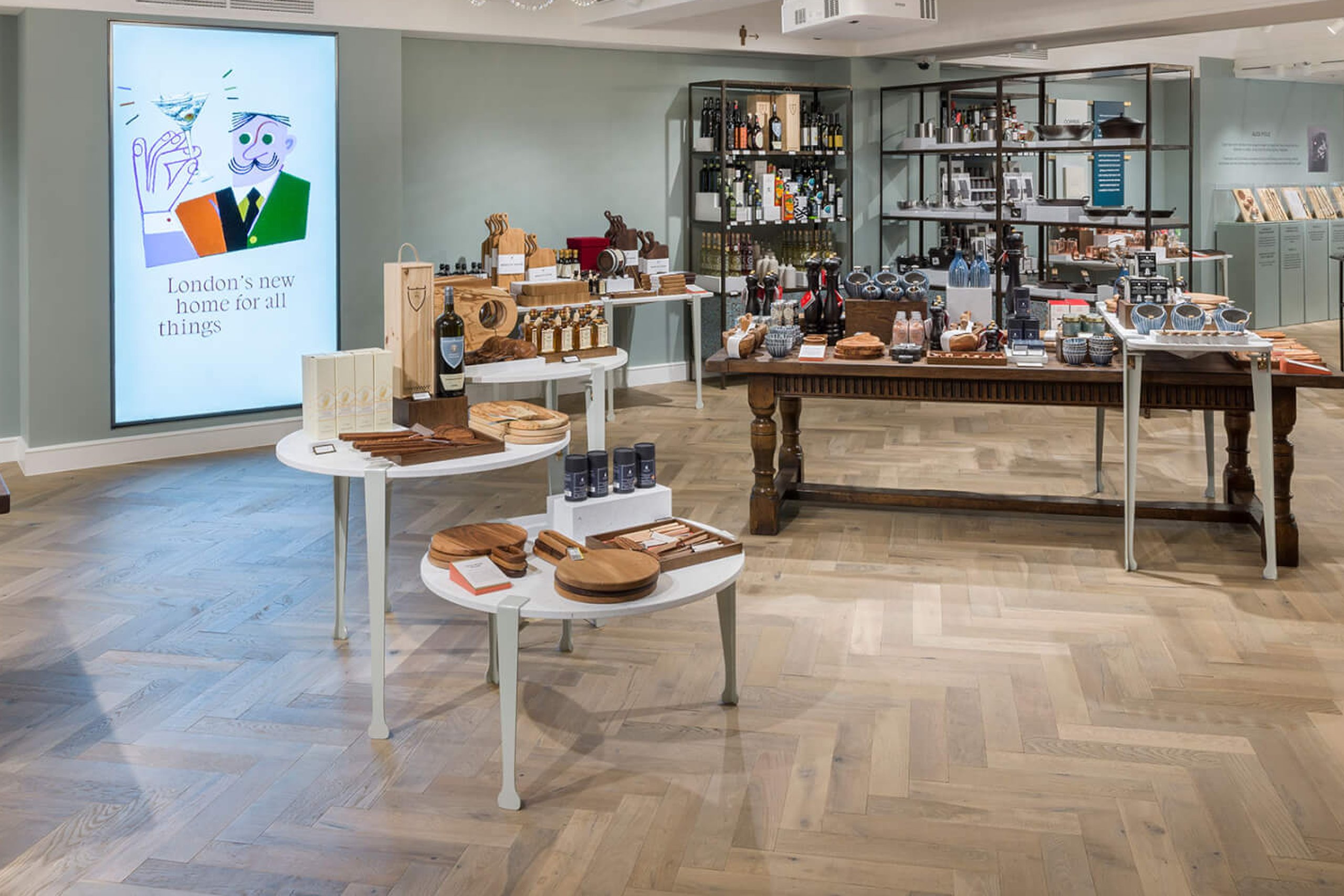 Fortnum & Mason project interior