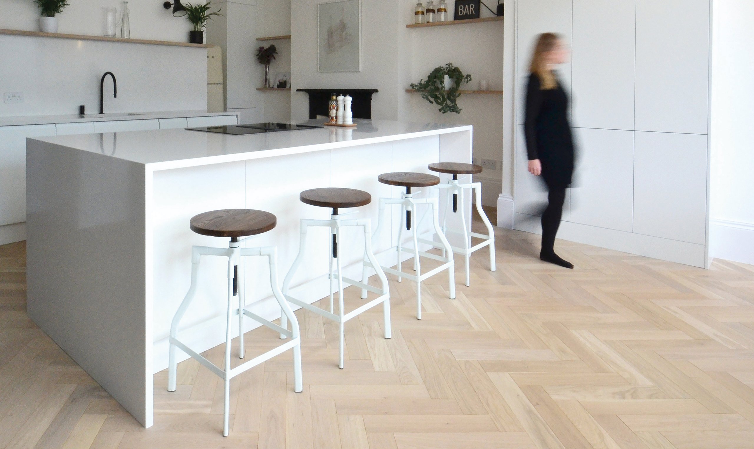 Petworth Narrow Herringbone in a room setting