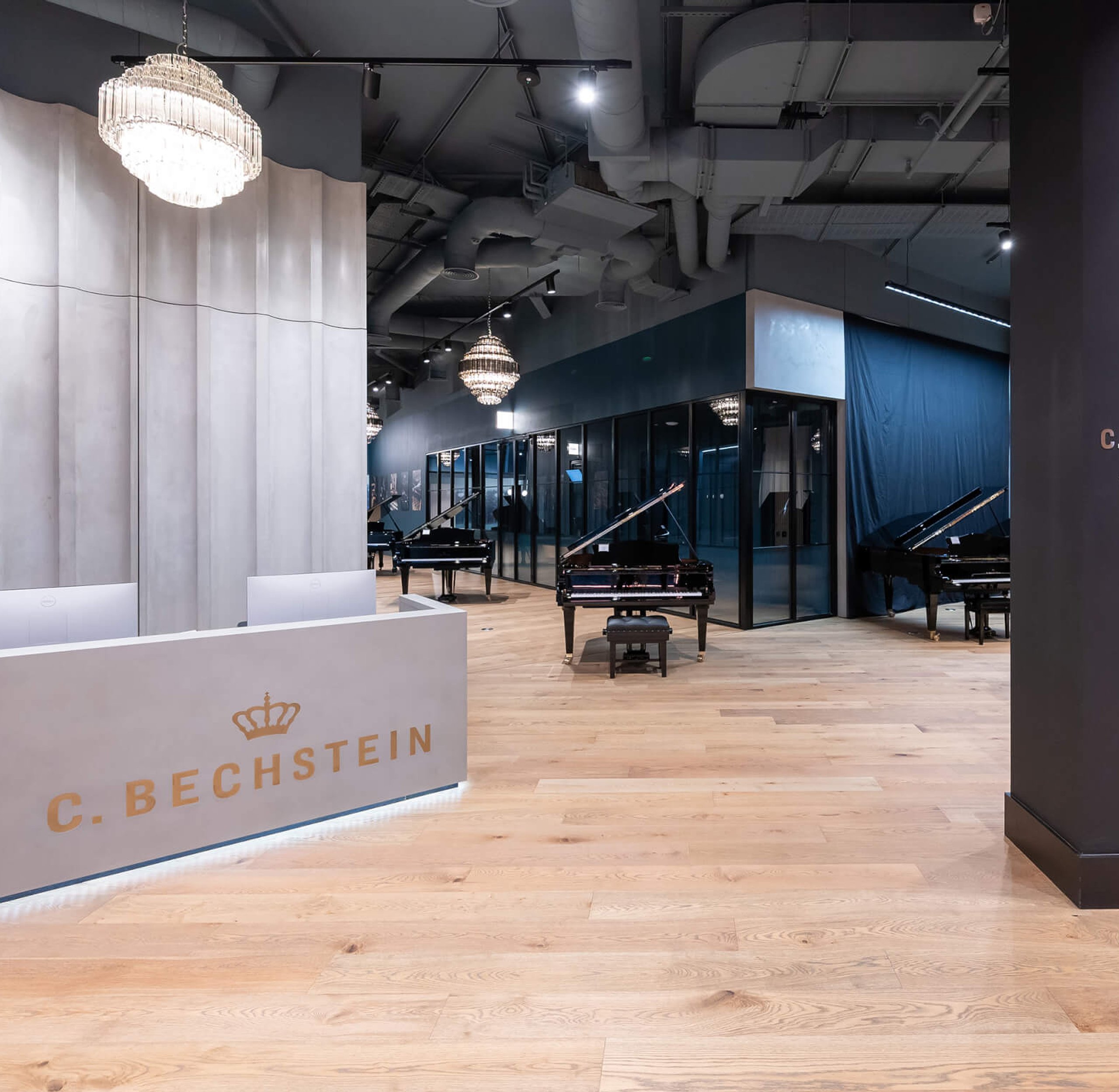 C Bechstein Piano Centre project interior
