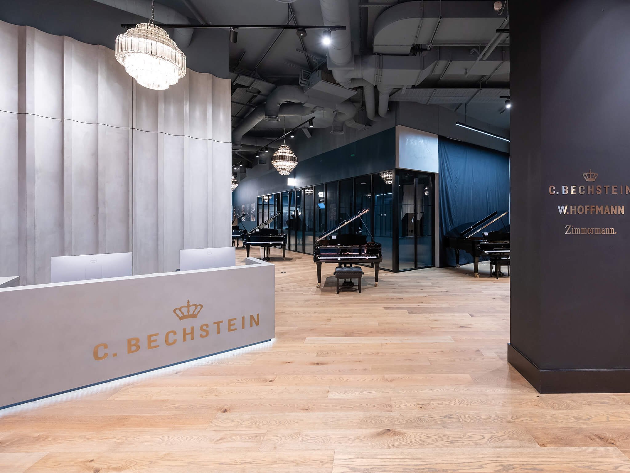 C Bechstein Piano Centre project interior