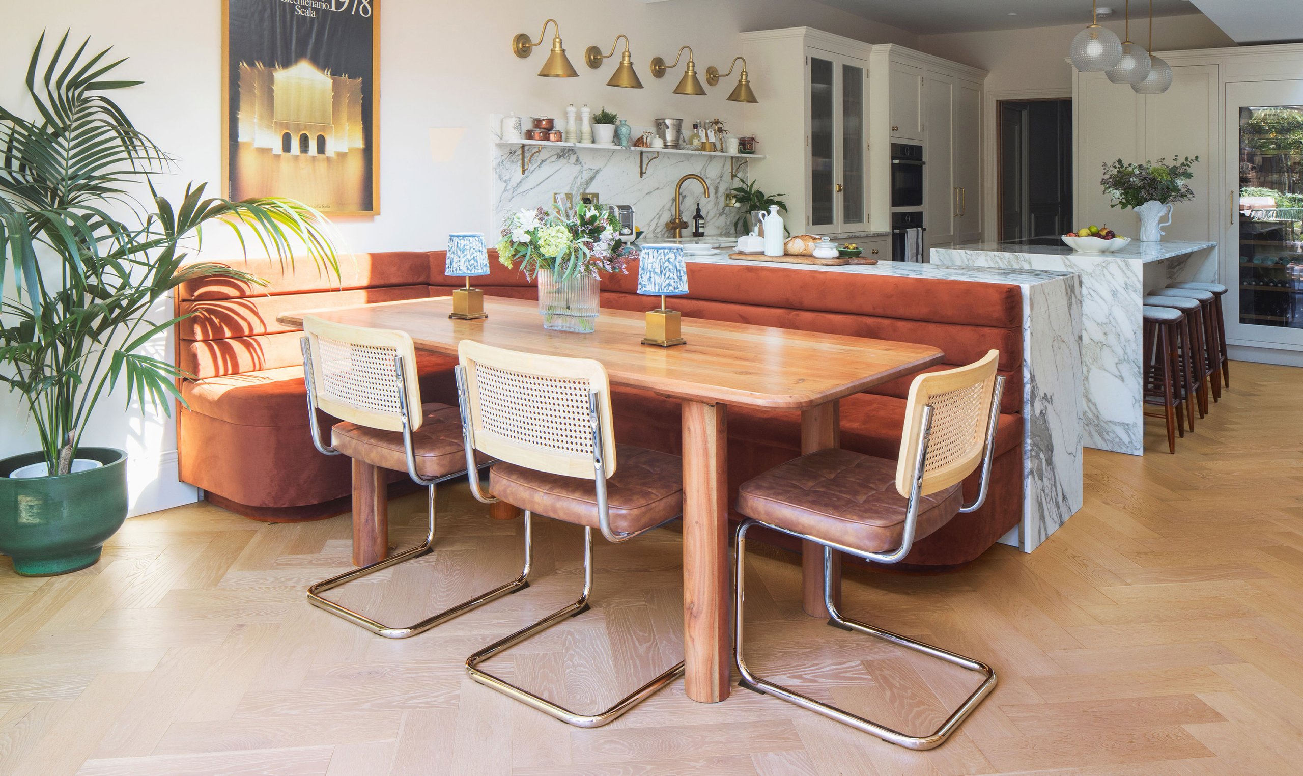 Cortado Herringbone in a room setting