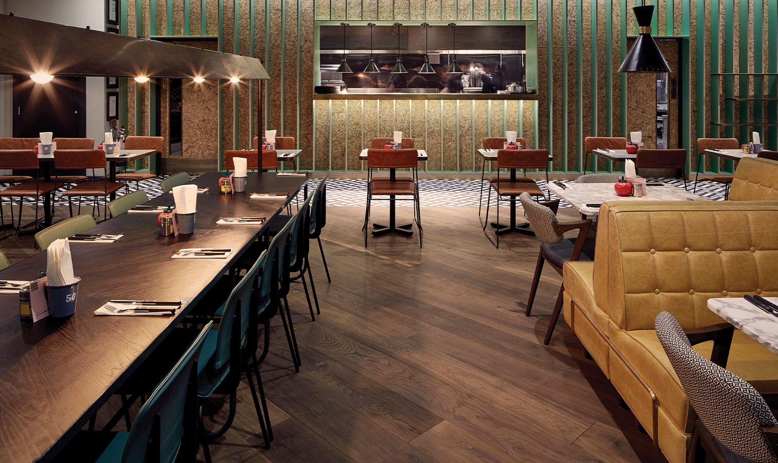 Gourmet Burger Kitchen project interior