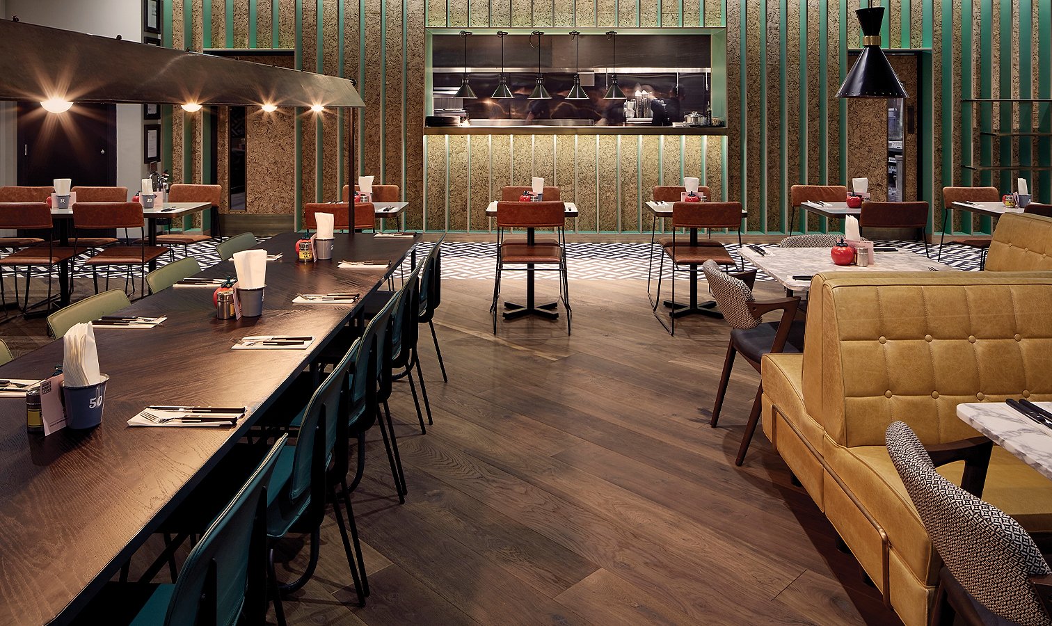 Gourmet Burger Kitchen project interior