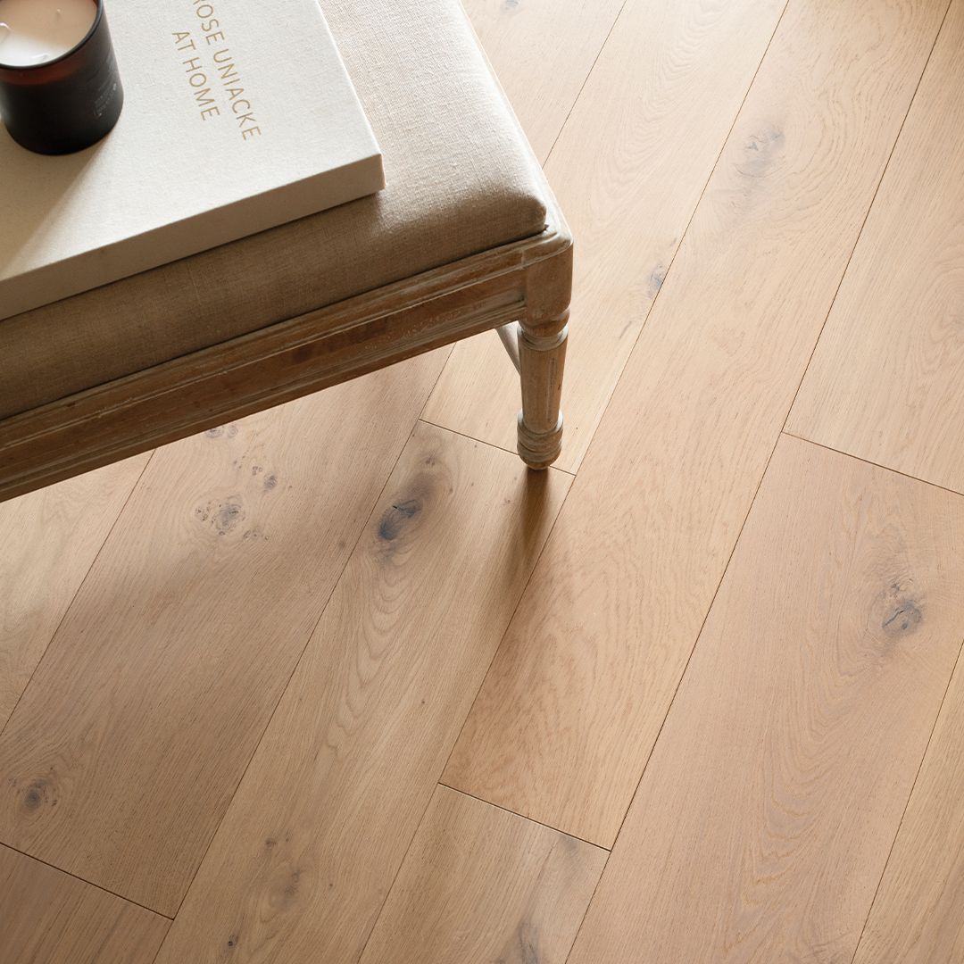 Plank wood flooring