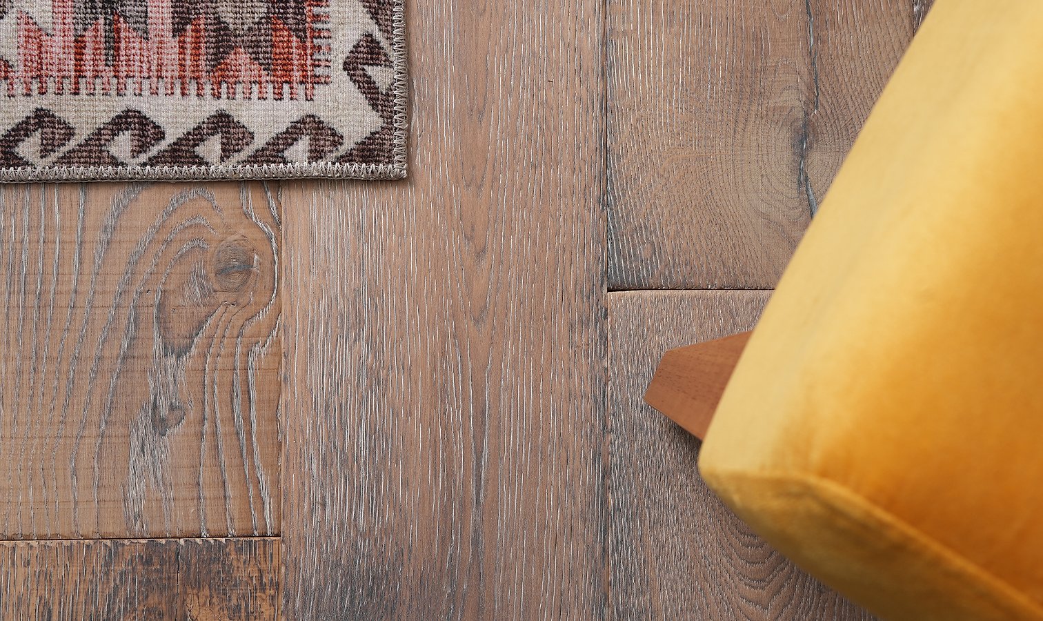 Sheringham Wide Plank in a room setting, close-up
