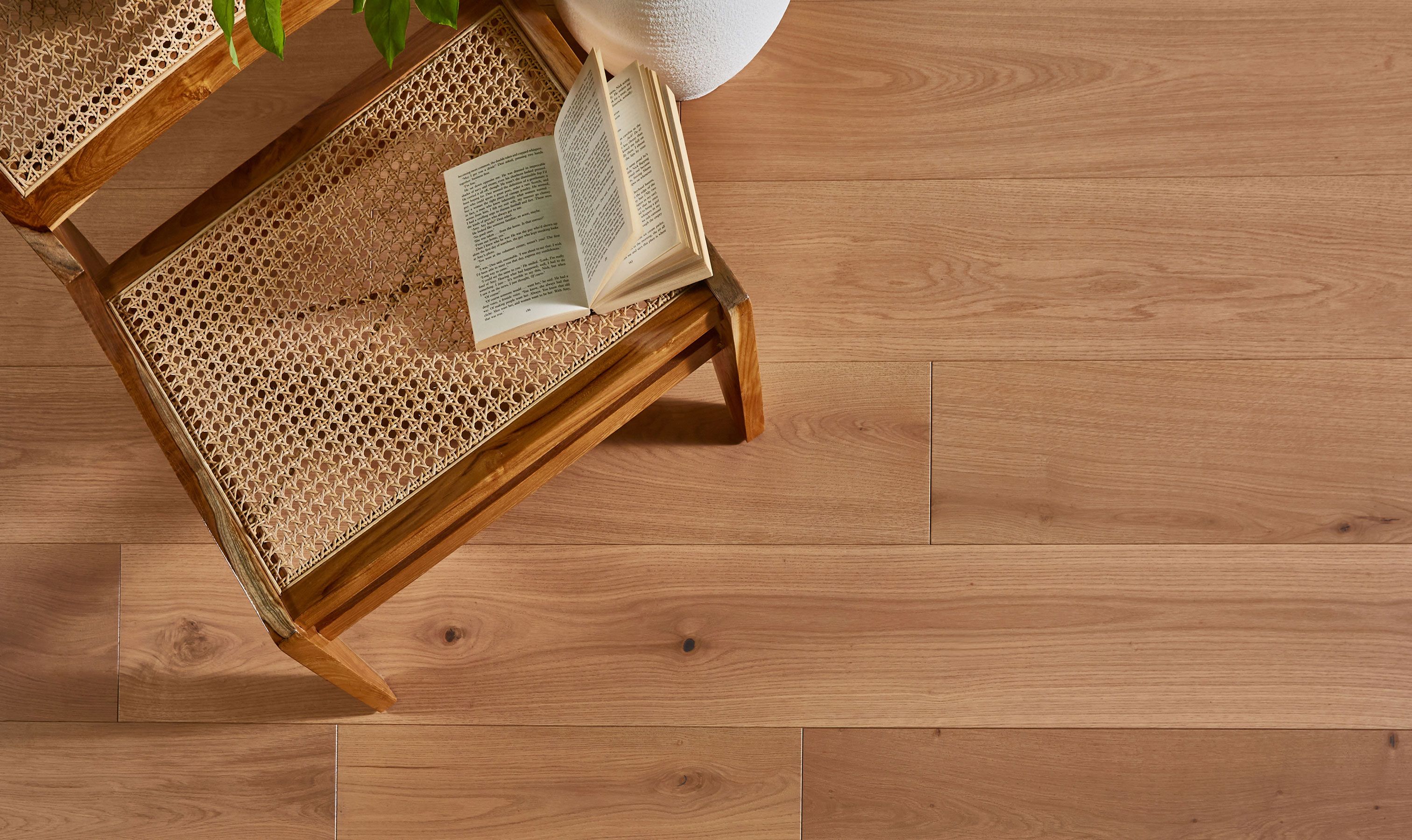 Medium wood flooring