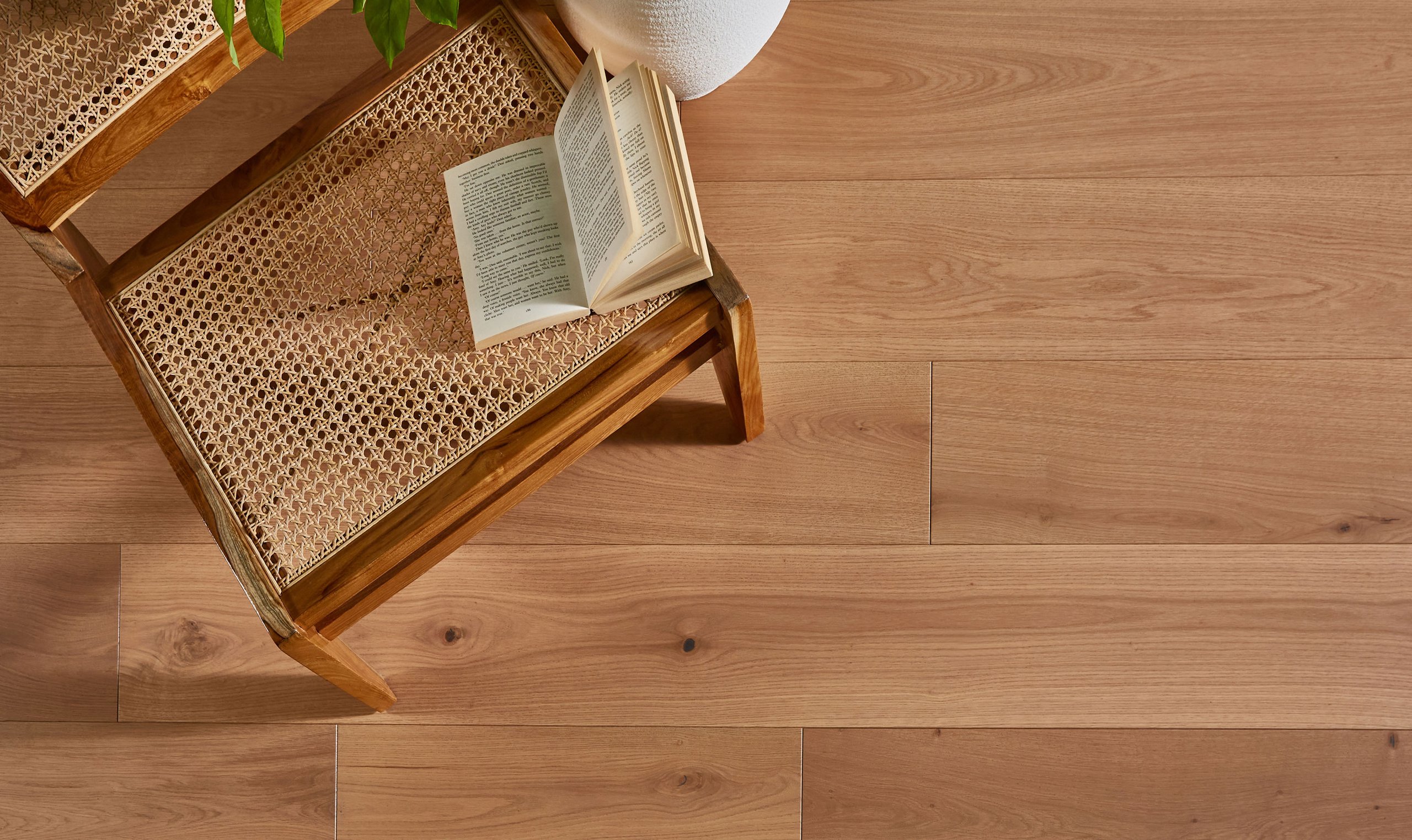Medium wood flooring