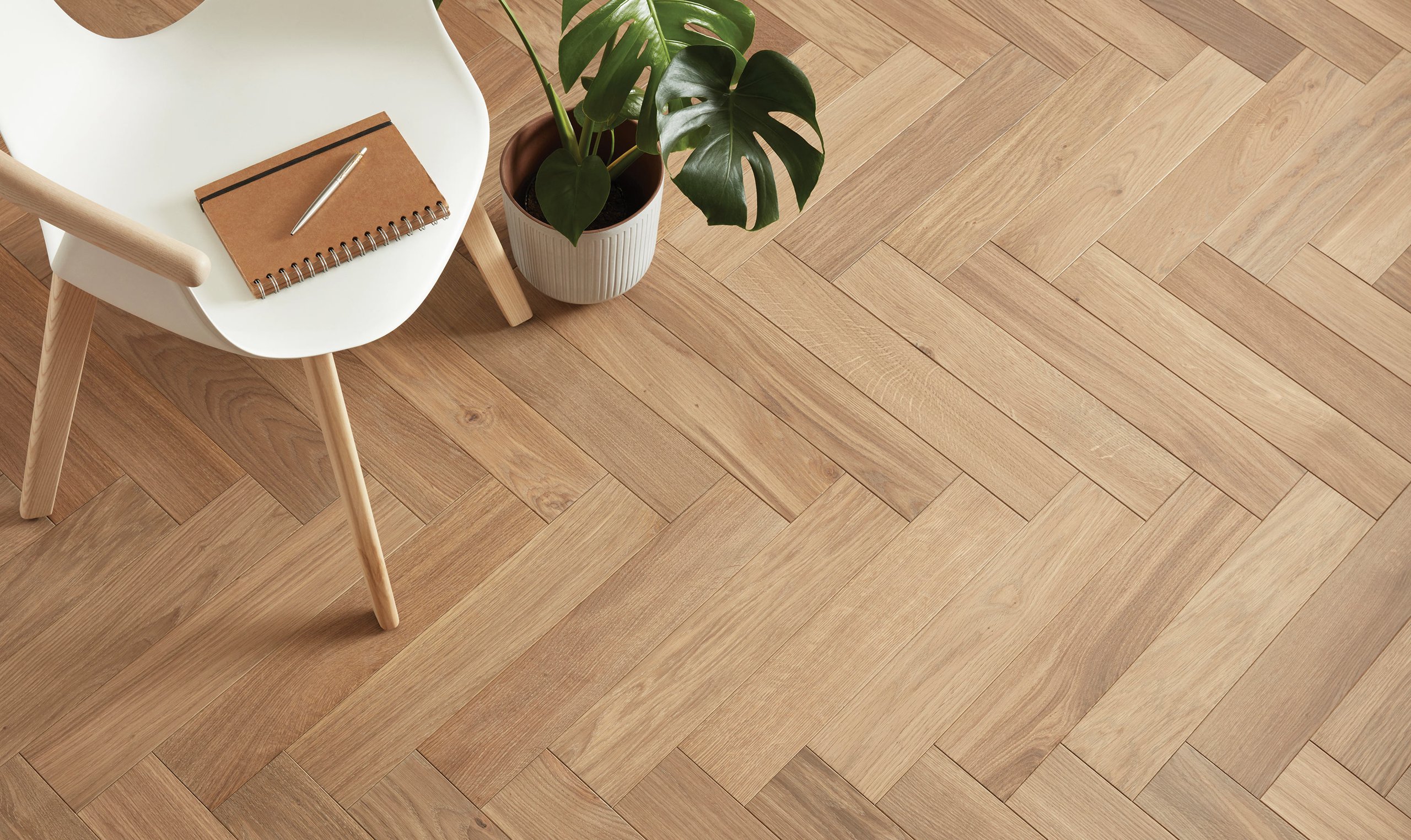 Kielder Herringbone in a room setting, close-up