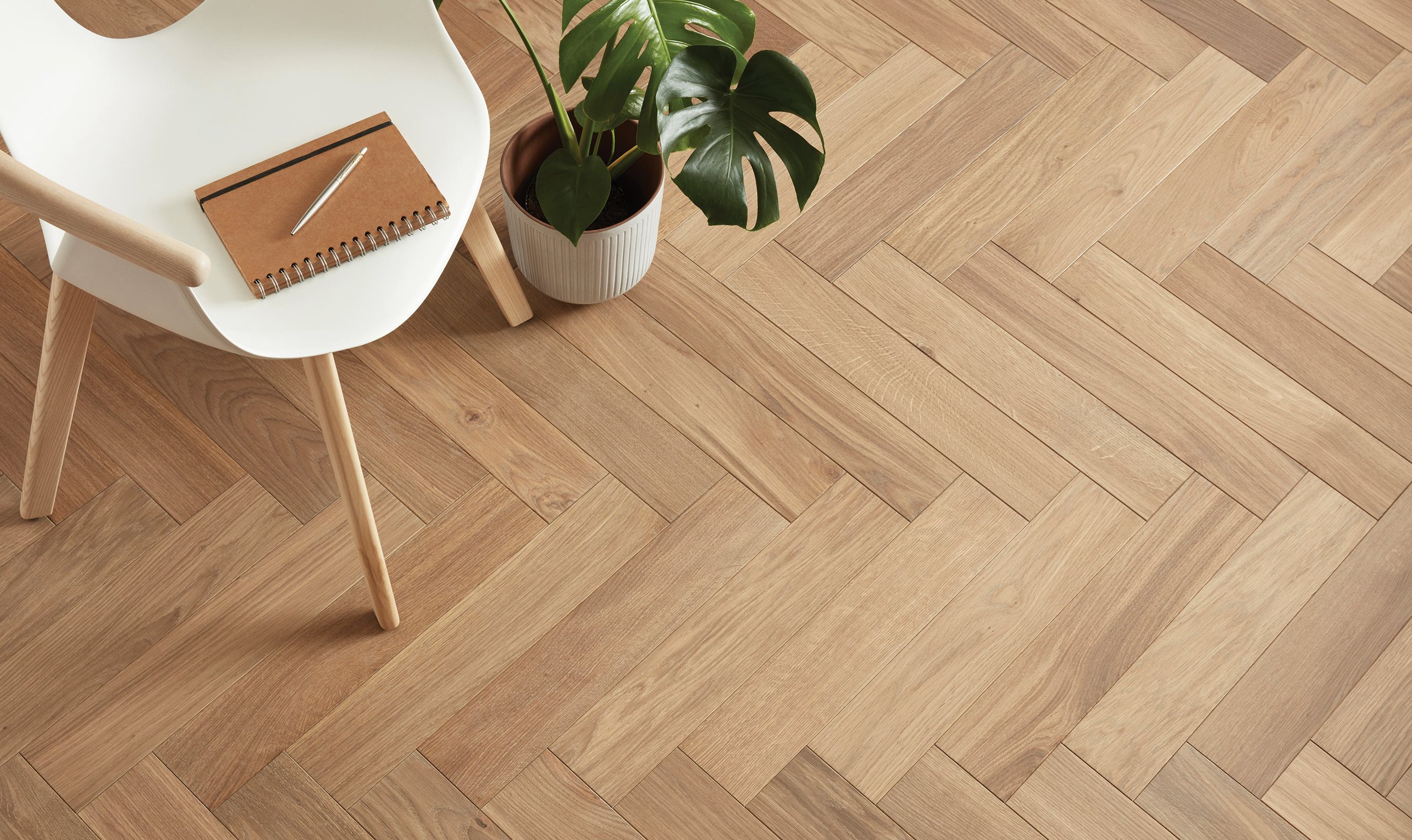 Kielder Herringbone in a room setting, close-up
