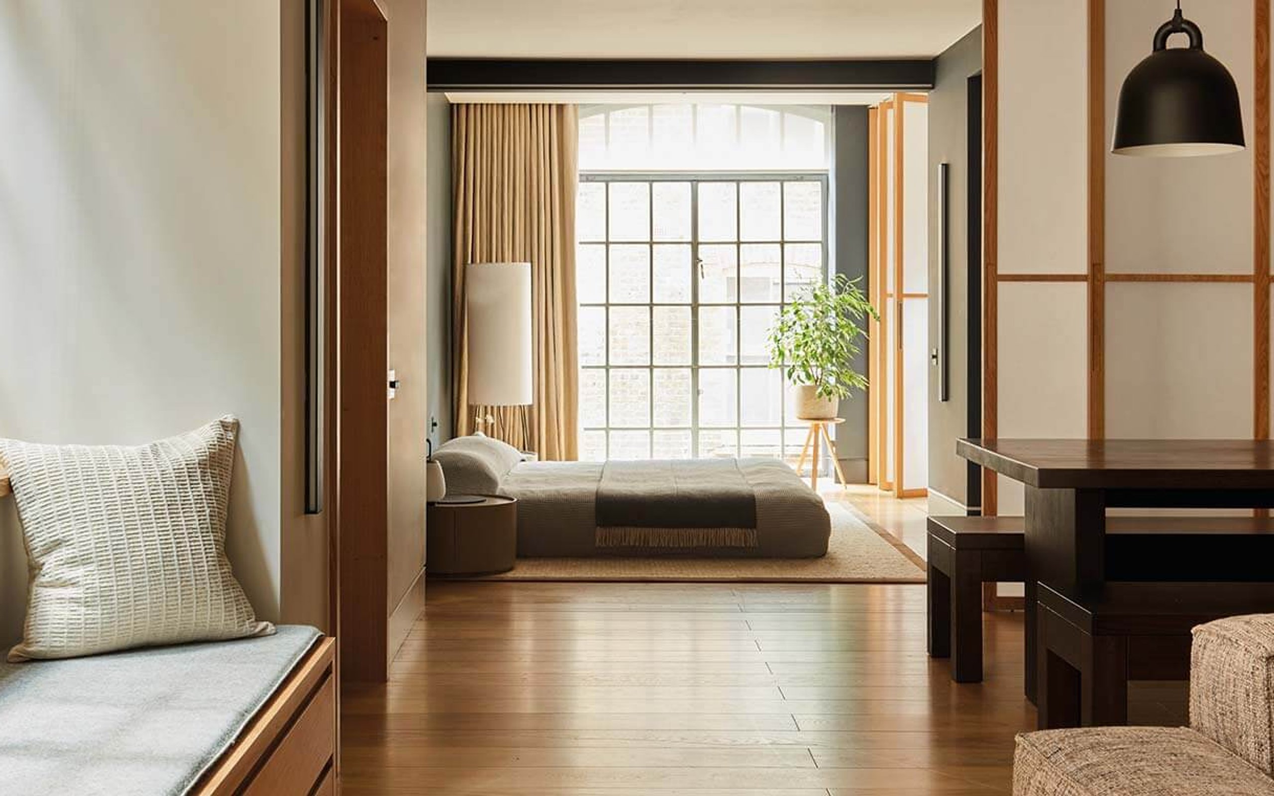 Soho Loft interior with Ted Todd wood flooring